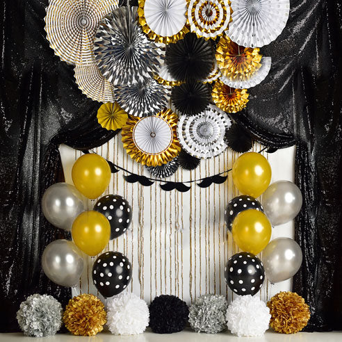 Kate gelb weiß schwarz Geburtstag Neugeborene Hintergrund von Mandy Ringe Photography - Kate Backdrop.de