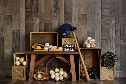 Kate Weinlese Baseball Sport Hintergrund entworfen von Mandy Ringe Photography - Kate Backdrop.de
