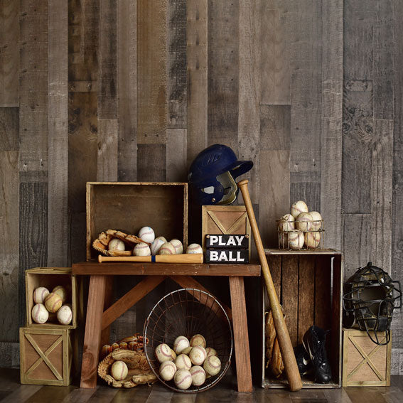 Kate Weinlese Baseball Sport Hintergrund entworfen von Mandy Ringe Photography - Kate Backdrop.de