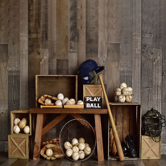 Kate Weinlese Baseball Sport Hintergrund entworfen von Mandy Ringe Photography - Kate Backdrop.de