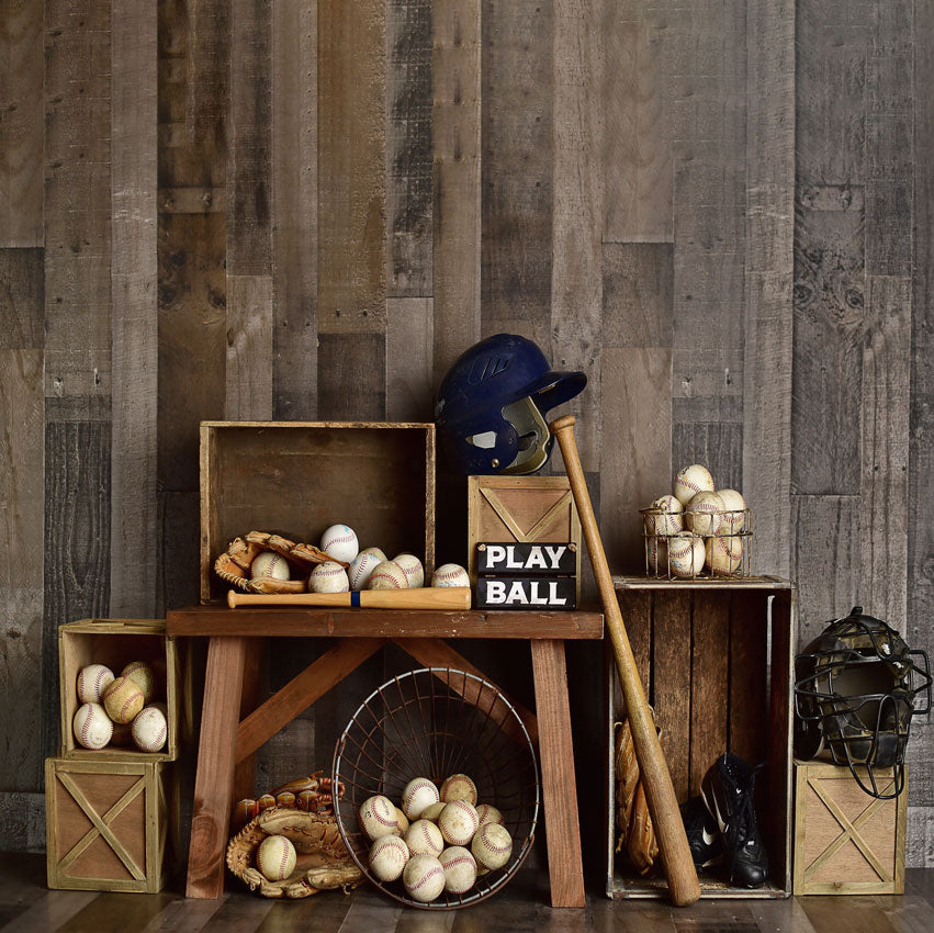 Kate Weinlese Baseball Sport Hintergrund entworfen von Mandy Ringe Photography - Kate Backdrop.de