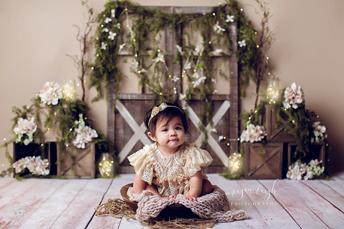 Kate Frühling Tür Manor Hintergrund Entworfen von Megan Leigh Photography - Kate Backdrop.de