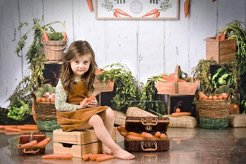 Kate Frühling Karotte Hintergrund Entworfen von Megan Leigh Photography - Kate Backdrop.de