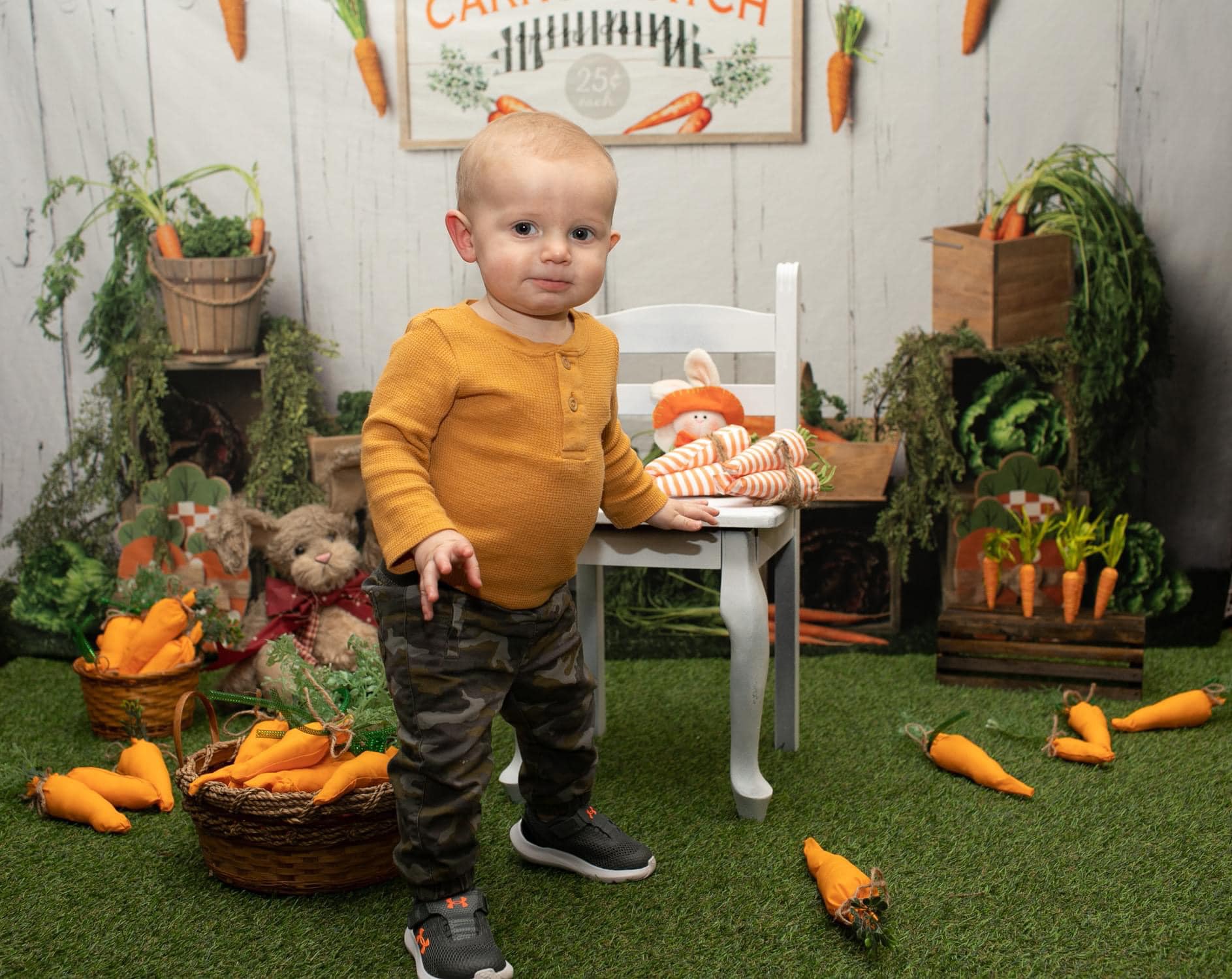 Kate Frühling Karotte Hintergrund Entworfen von Megan Leigh Photography - Kate Backdrop.de