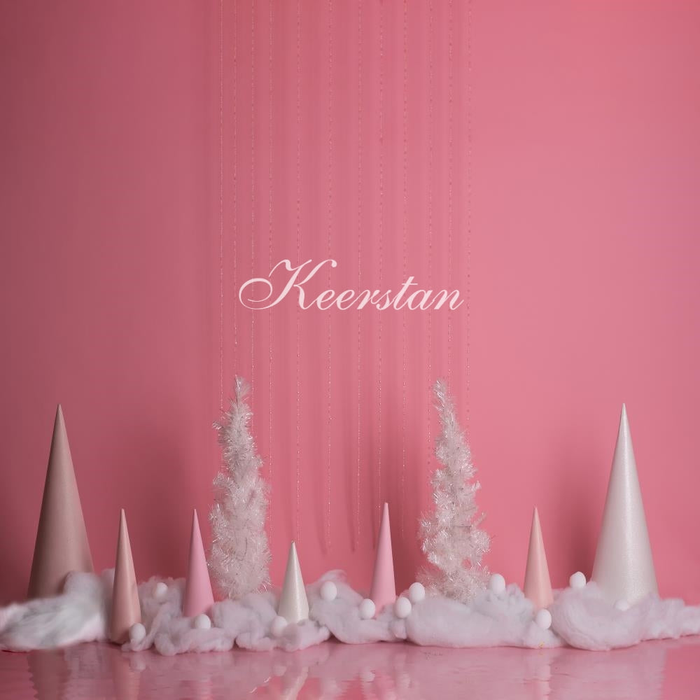 Kate Winter rosa Hintergrund entworfen von Keerstan Photography - Kate Backdrop.de