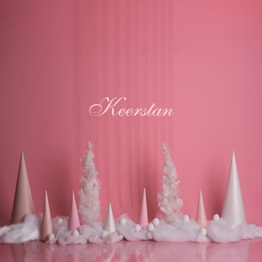 Kate Winter rosa Hintergrund entworfen von Keerstan Photography - Kate Backdrop.de