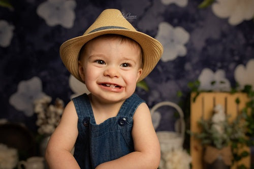 Kate Marine Blumen Frühlingshintergrund Entworfen von Mandy Ringe Photography - Kate Backdrop.de