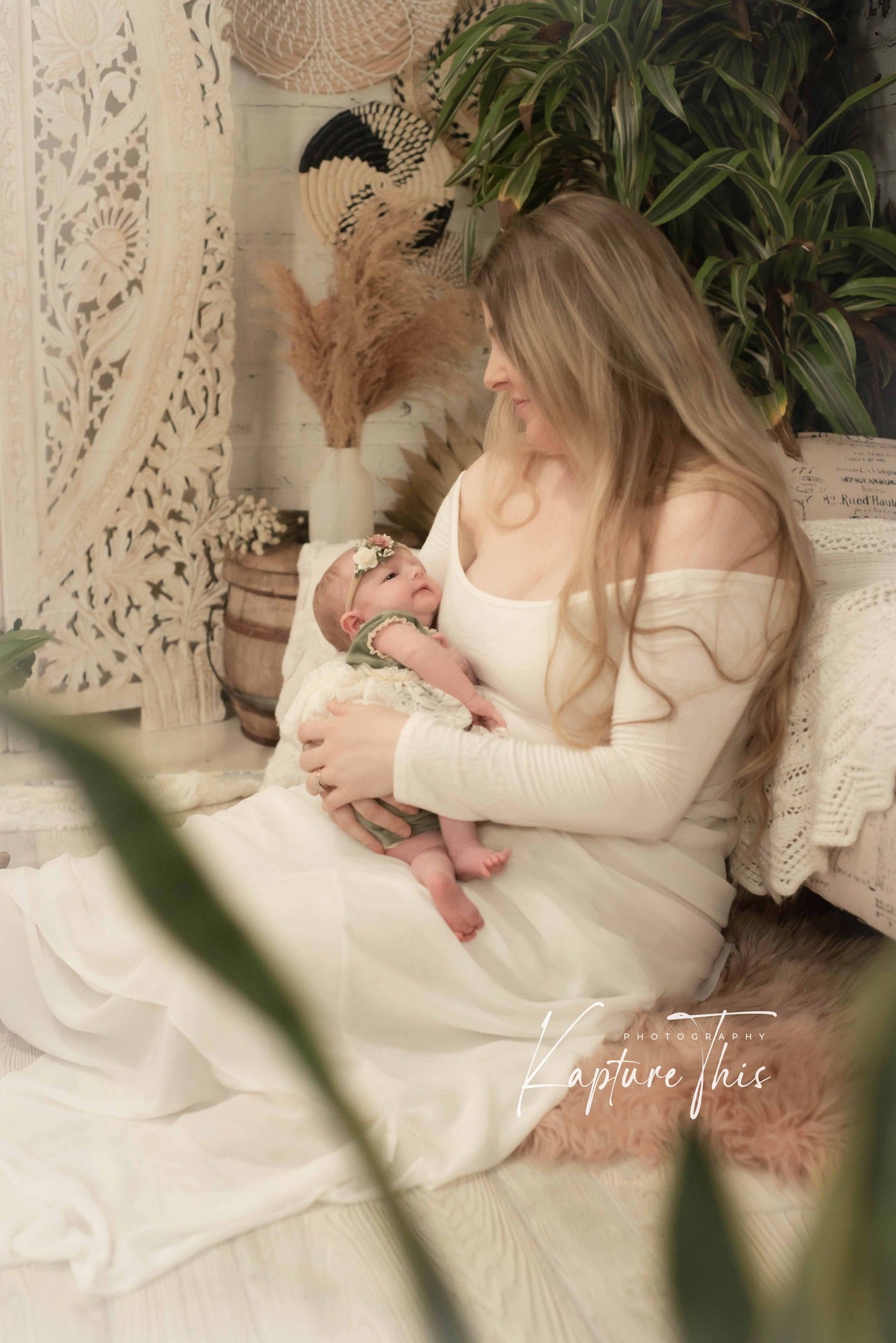 Kate Boho Macrame Schlafzimmerwand Hintergrund Entworfen von Mandy Ringe Photography - Kate Backdrop.de