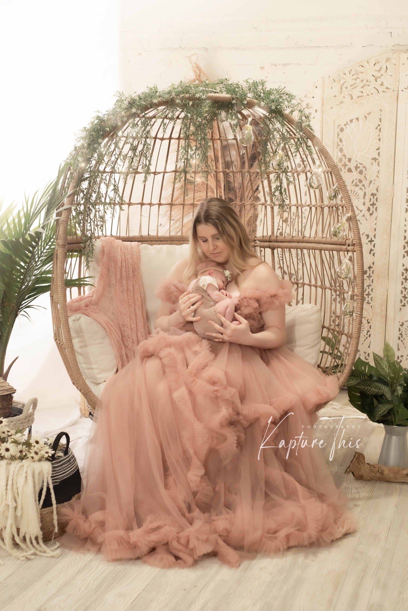 Kate Boho Macrame Schlafzimmerwand Hintergrund Entworfen von Mandy Ringe Photography - Kate Backdrop.de