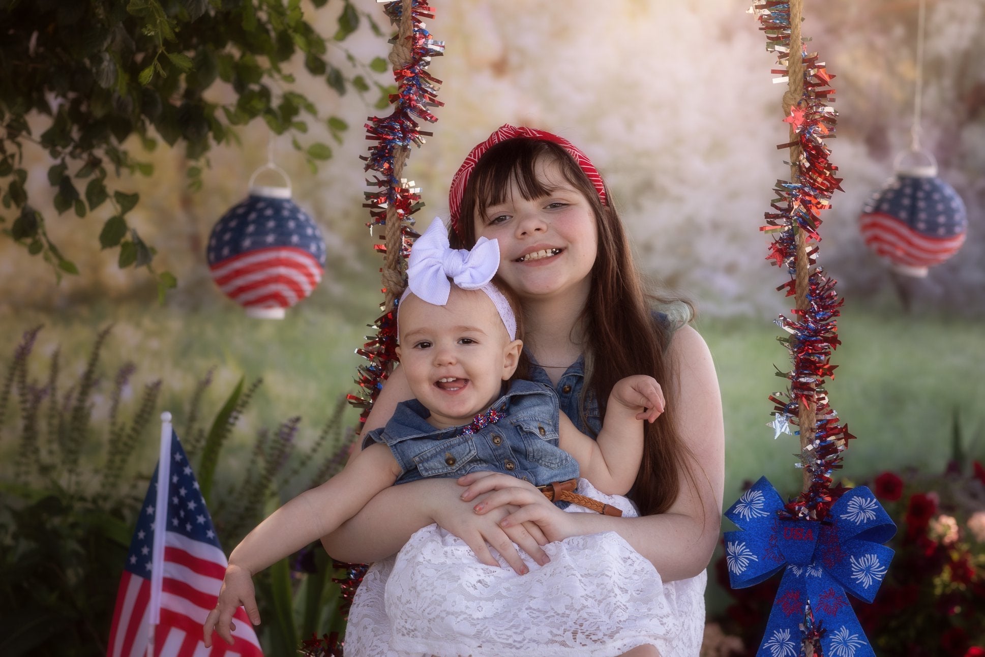 Kate Frühlingspark Rasen Kulisse für Fotografie Entworfen von Lisa Granden - Kate Backdrop.de