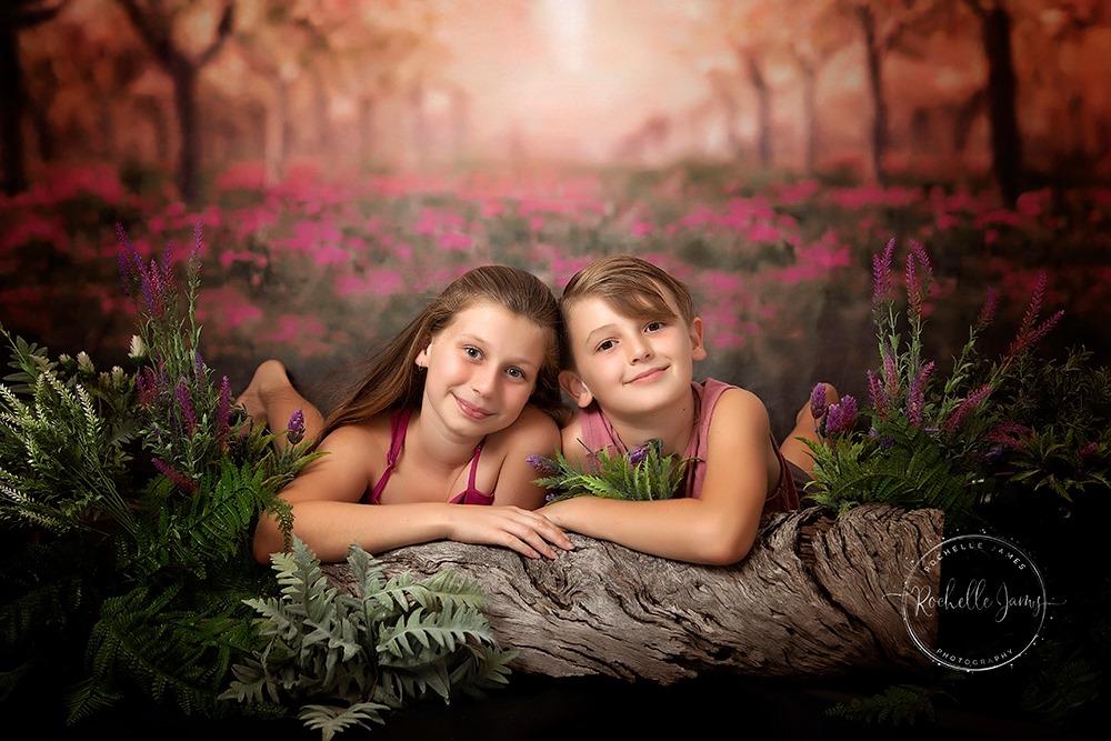 Kate Frühling Kirschblüten Obstgarten Hintergrund für die Fotografie Entworfen von Lisa Granden - Kate Backdrop.de