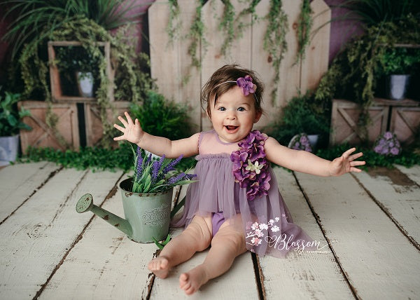 Kate Sommer grüne Pflanzen Hintergrund Entworfen von Megan Leigh Fotografie - Kate Backdrop.de