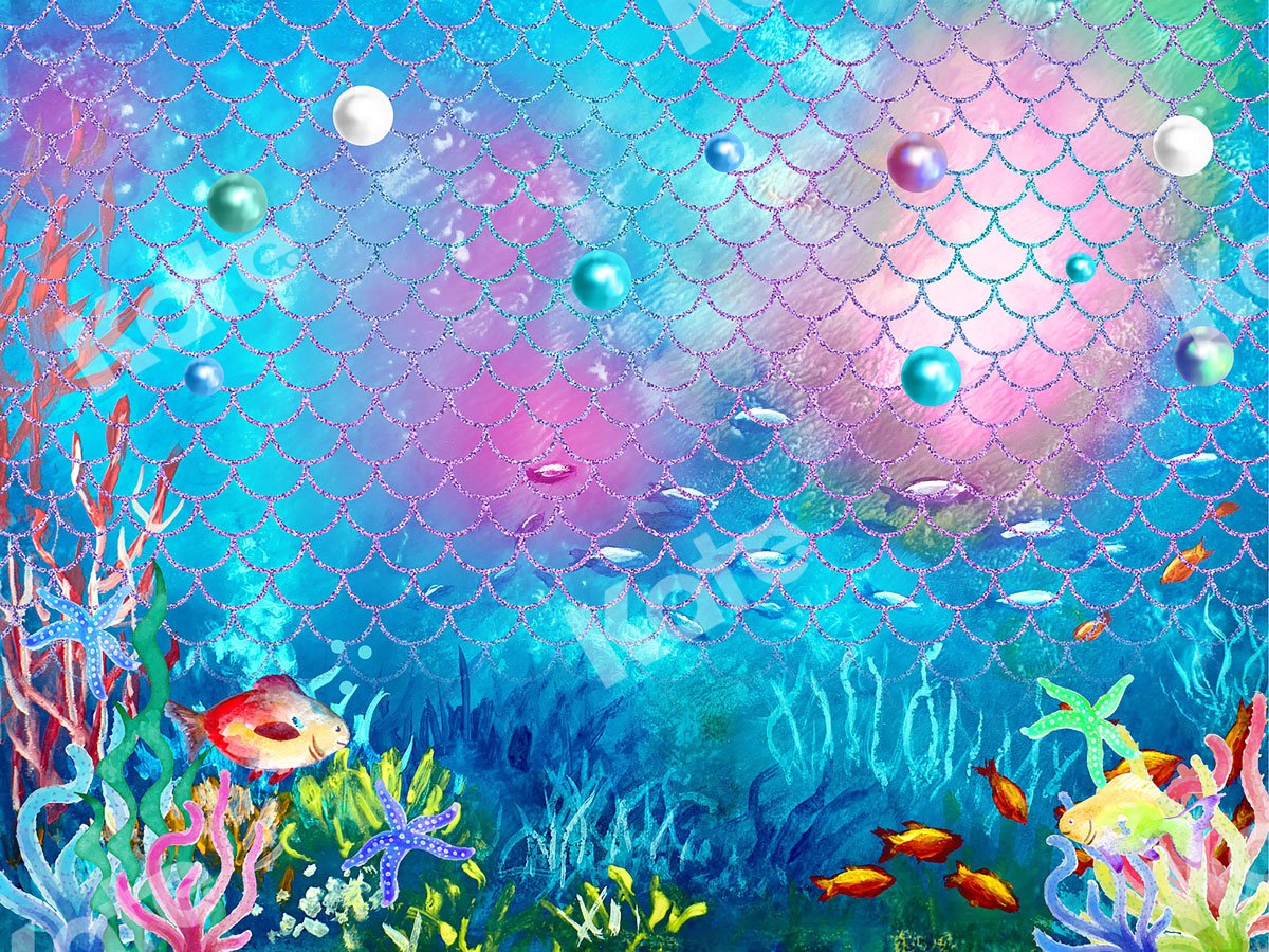 Kate Sommer Unterwasser Perlen Hintergrund für die Fotografie - Kate Backdrop.de