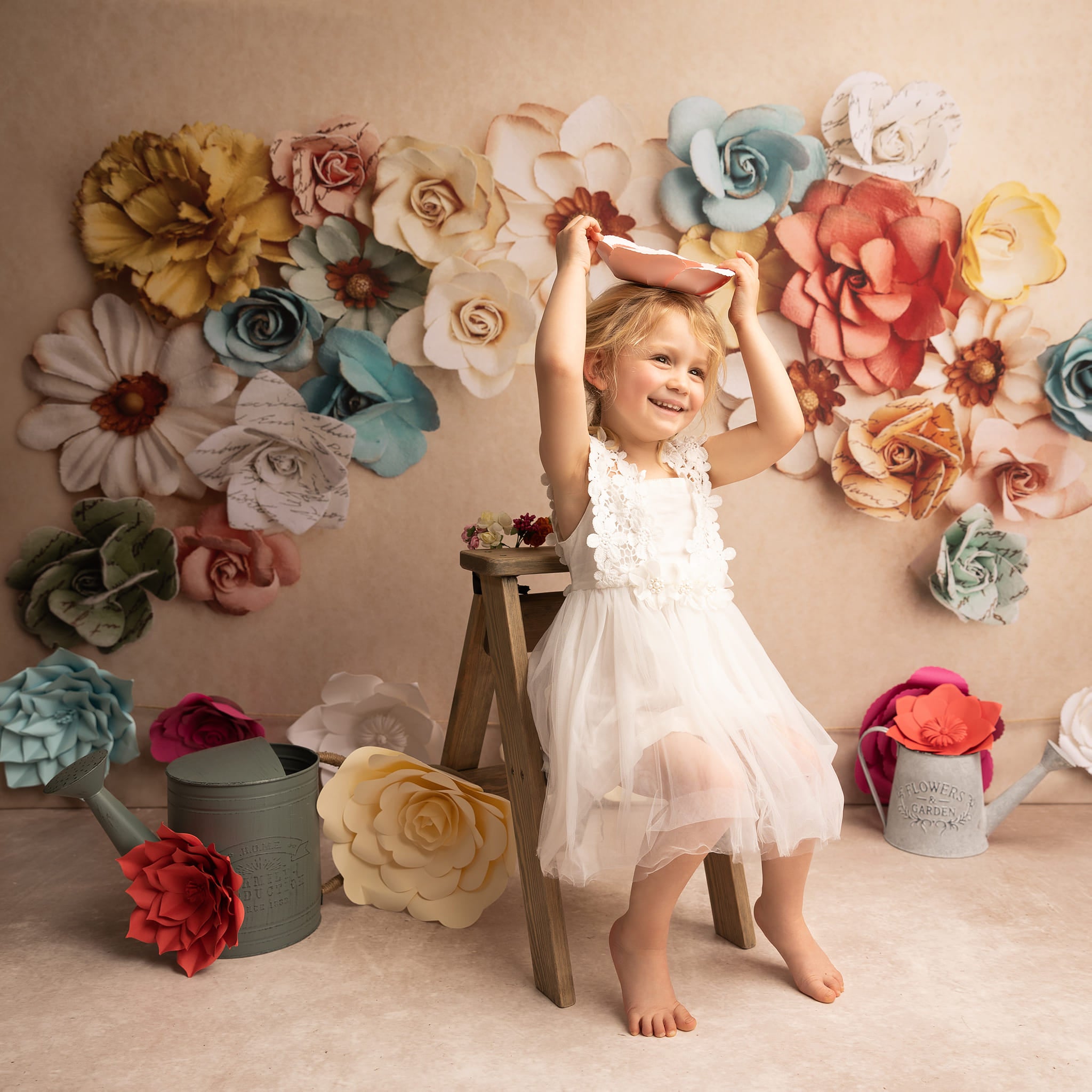 Kate 3D-Wandblumenhintergrund für Fotografie Entworfen von Melissa King