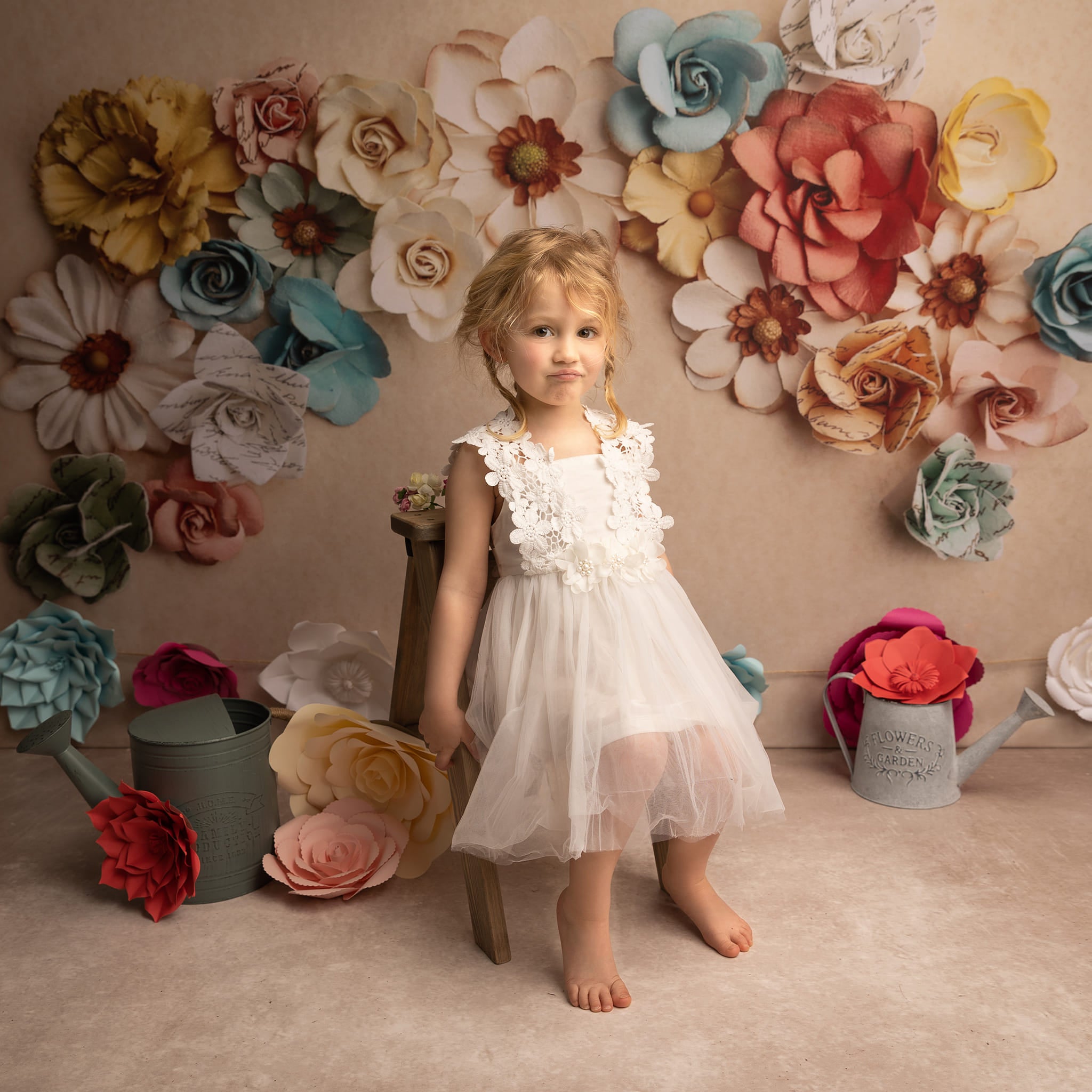 Kate 3D-Wandblumenhintergrund für Fotografie Entworfen von Melissa King