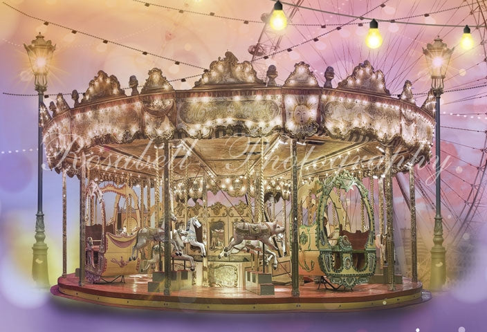 Kate Karussell-Hintergrund Entworfen von Rosabell Photography - Kate Backdrop.de