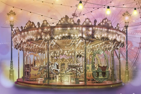 Kate Karussell-Hintergrund Entworfen von Rosabell Photography - Kate Backdrop.de
