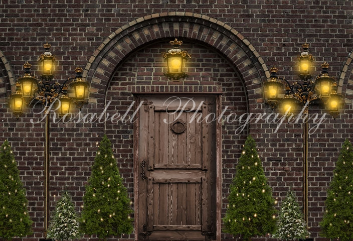 Kate Weihnachten Baumhintergrund Entworfen von Rosabell Photography