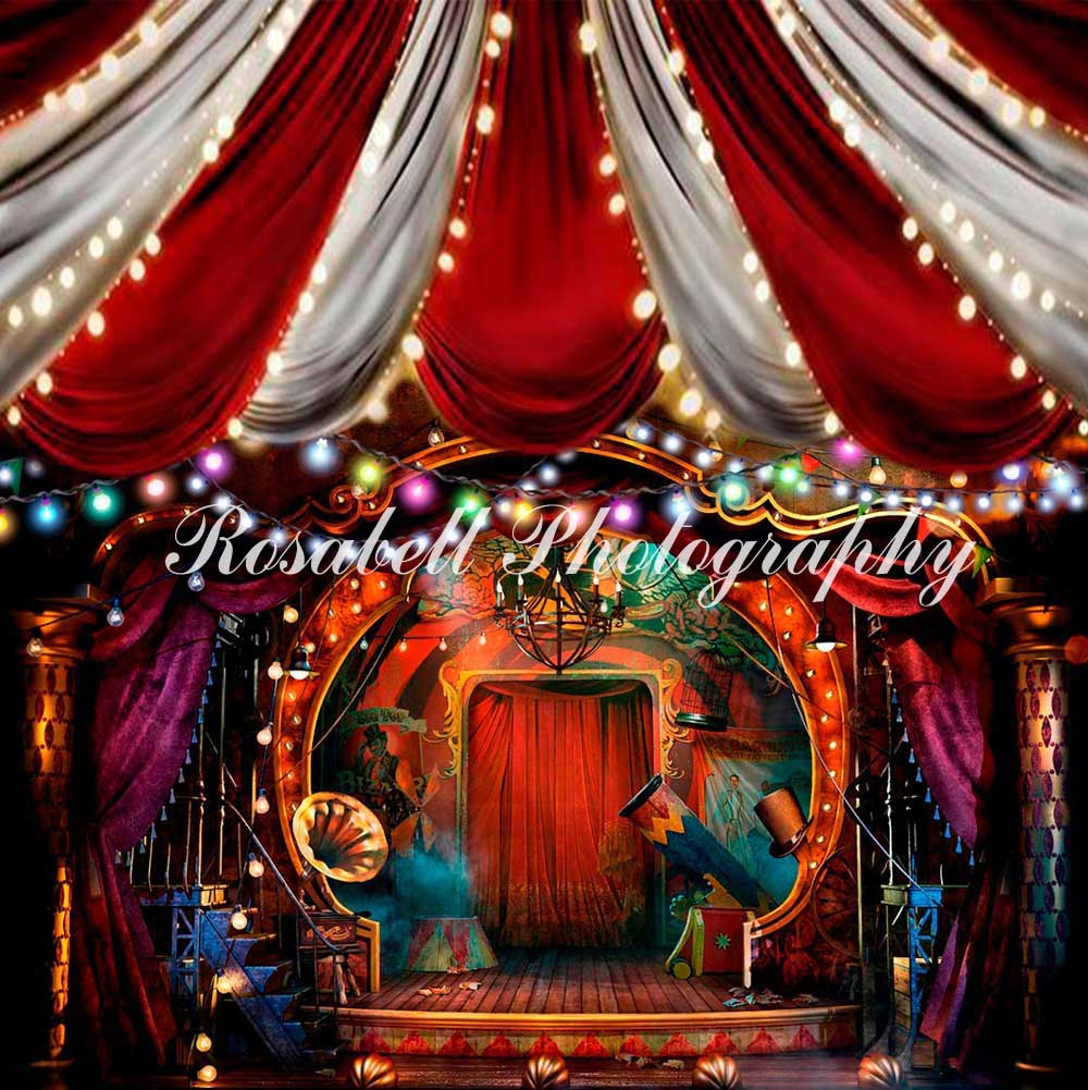 Kate Zirkus Geburtstag Hintergrund von Rosabell Photography