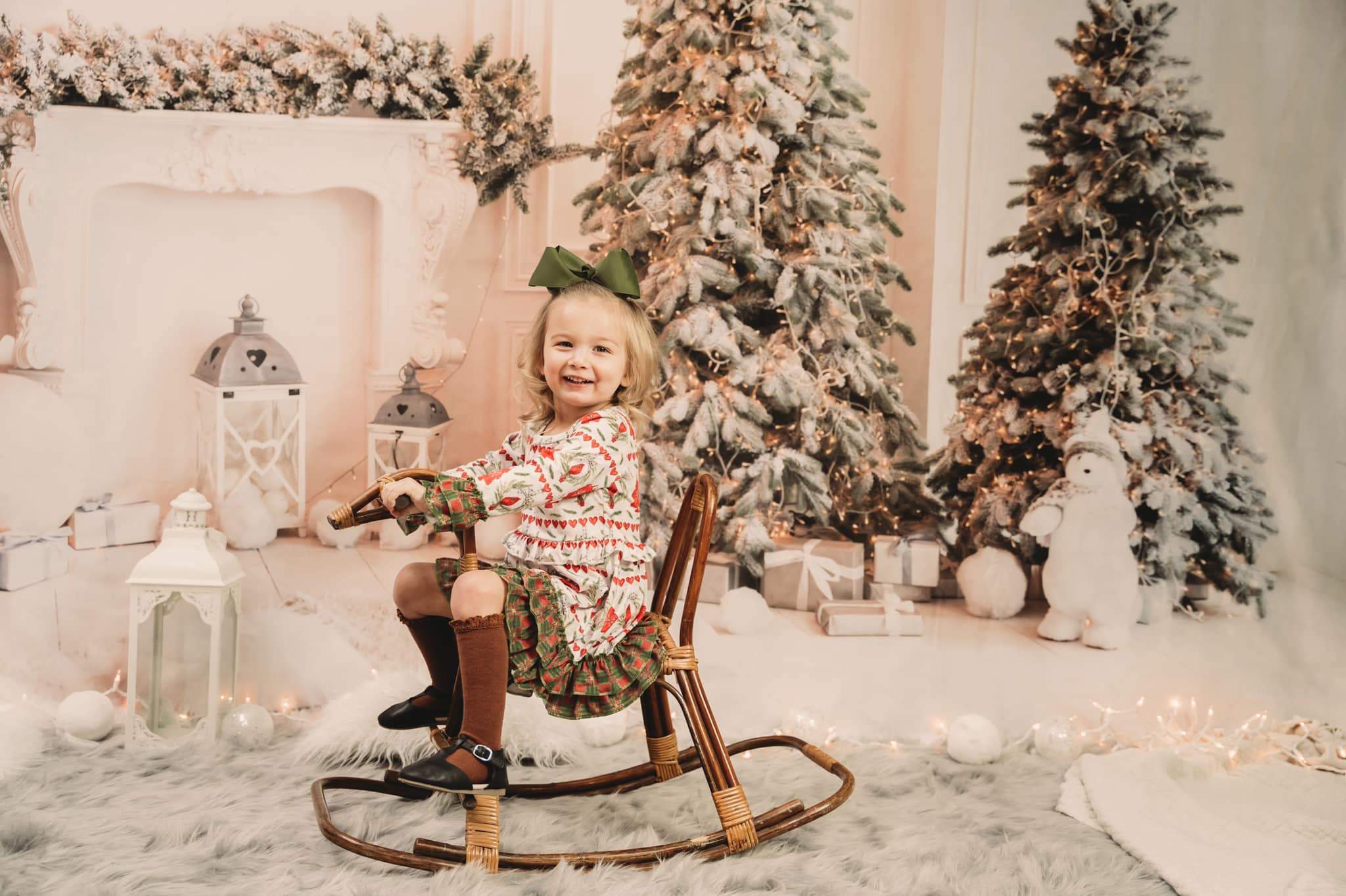 Kate Weihnachtsbär Hintergrund für Fotografie Weihnachten