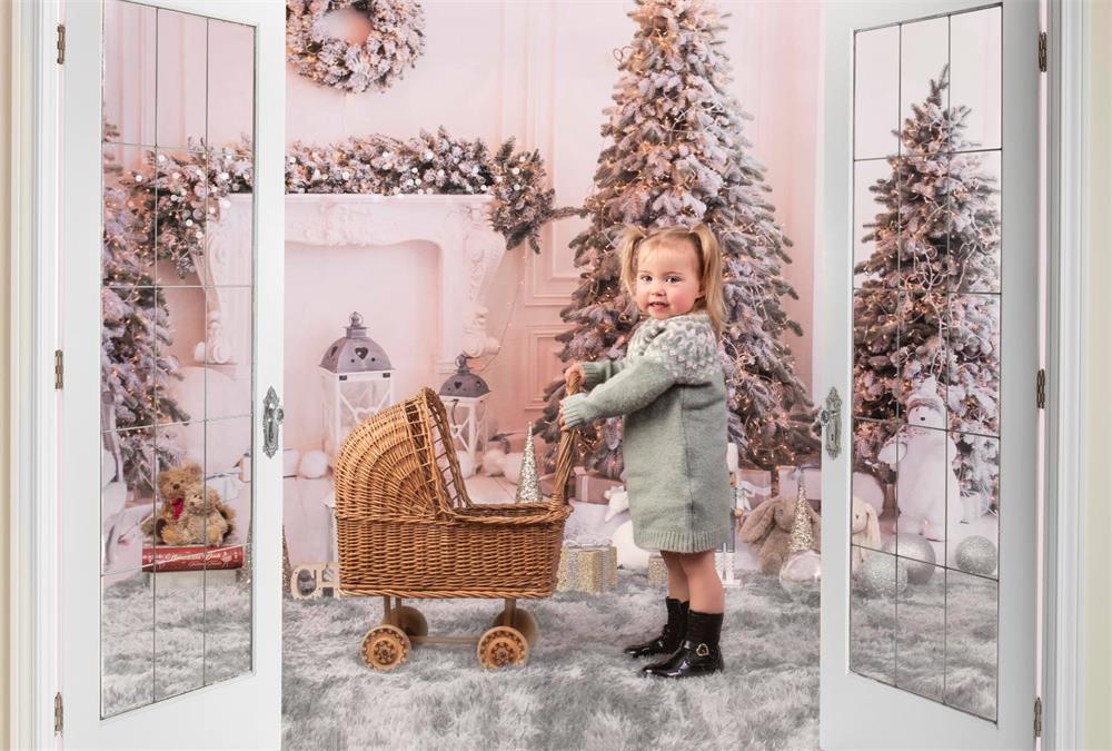 Kate Weihnachtsbär Hintergrund für Fotografie Weihnachten