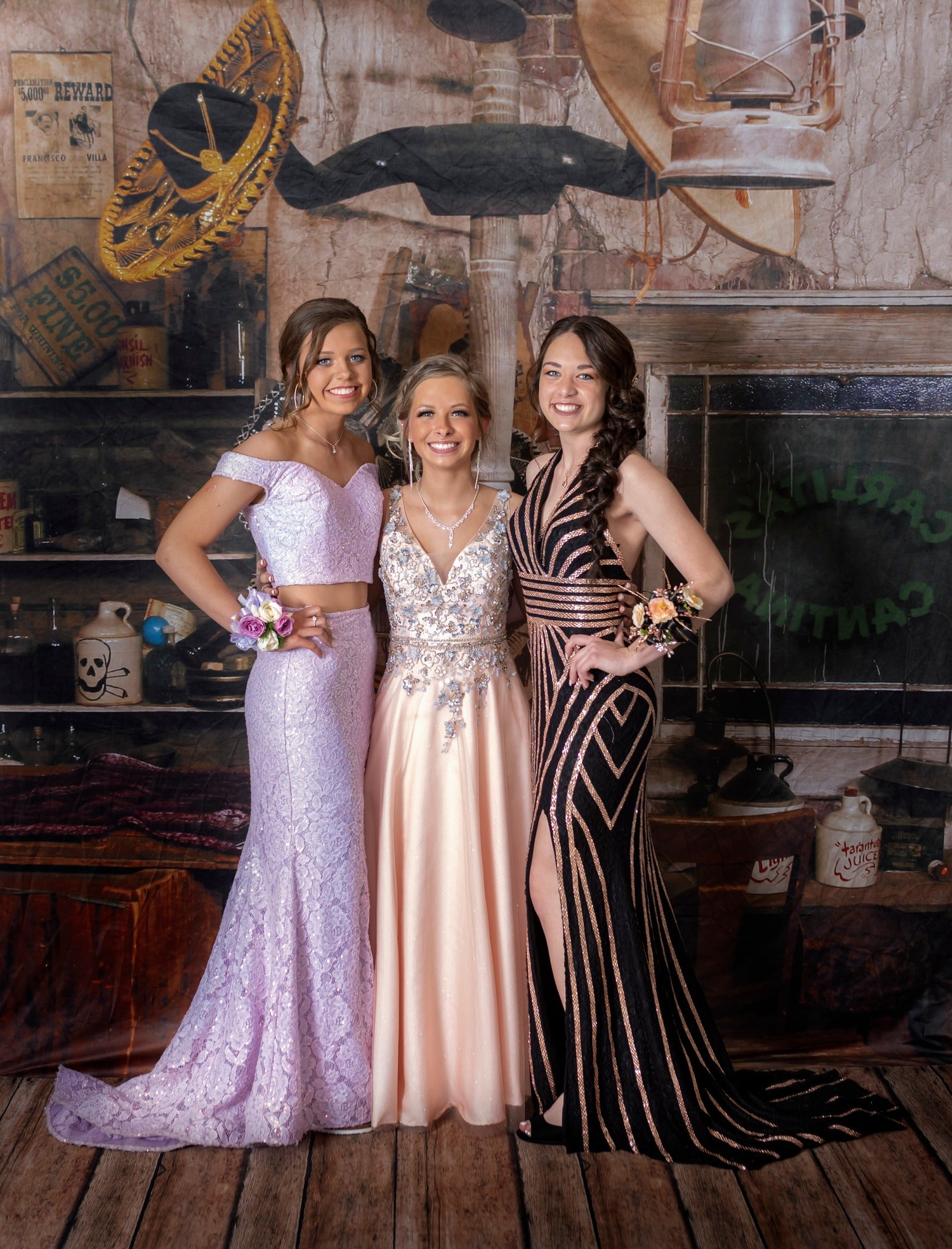 Kate Retro-Western-Cowboy-Hintergrund - Kate Backdrop.de