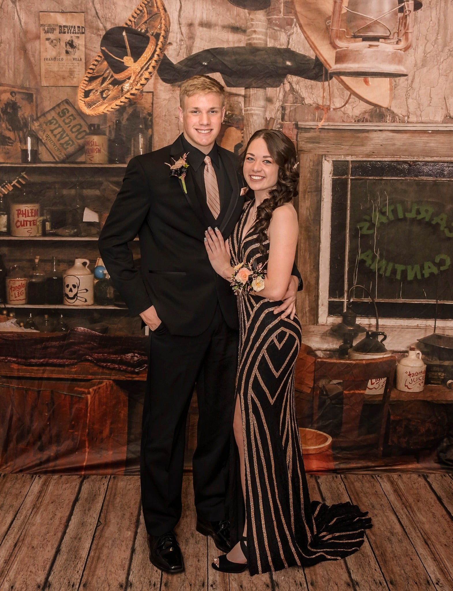 Kate Retro-Western-Cowboy-Hintergrund - Kate Backdrop.de