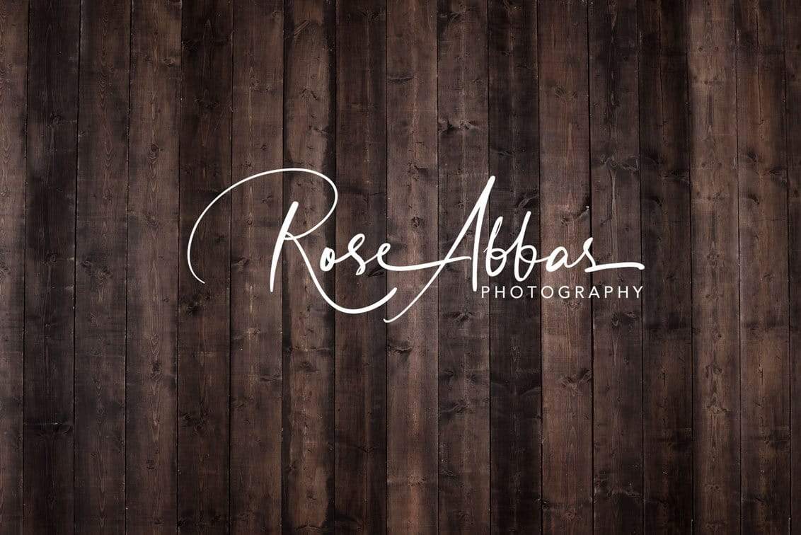 Kate Schwarzbrauner Holzhintergrund Holz von Rose Abbas - Kate Backdrop.de