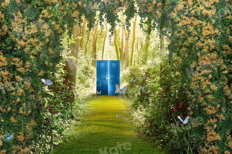 Kate Wald grüne Natur Hochzeit Hintergrund für die Fotografie - Kate Backdrop.de