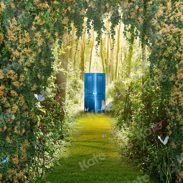Kate Wald grüne Natur Hochzeit Hintergrund für die Fotografie - Kate Backdrop.de
