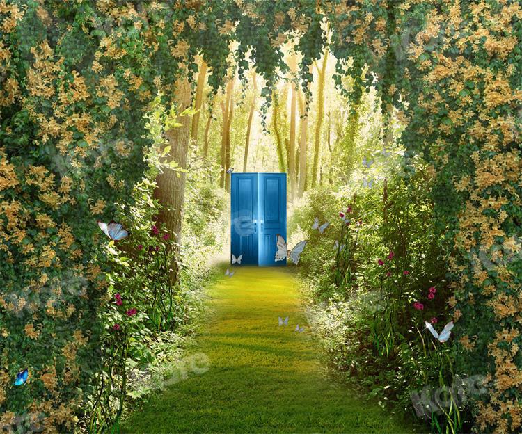Kate Wald grüne Natur Hochzeit Hintergrund für die Fotografie - Kate Backdrop.de
