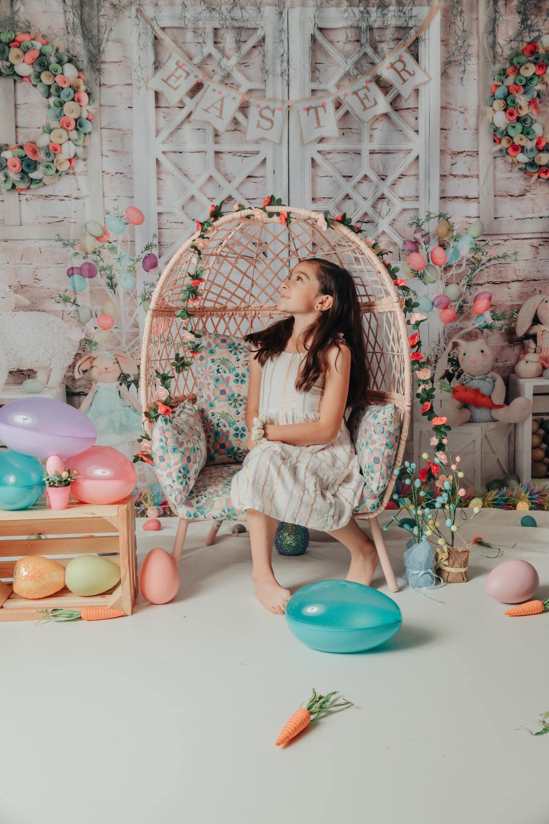 Kate Scheunentor Buntes Ei Ostern Hintergrund für Fotografie - Kate Backdrop.de