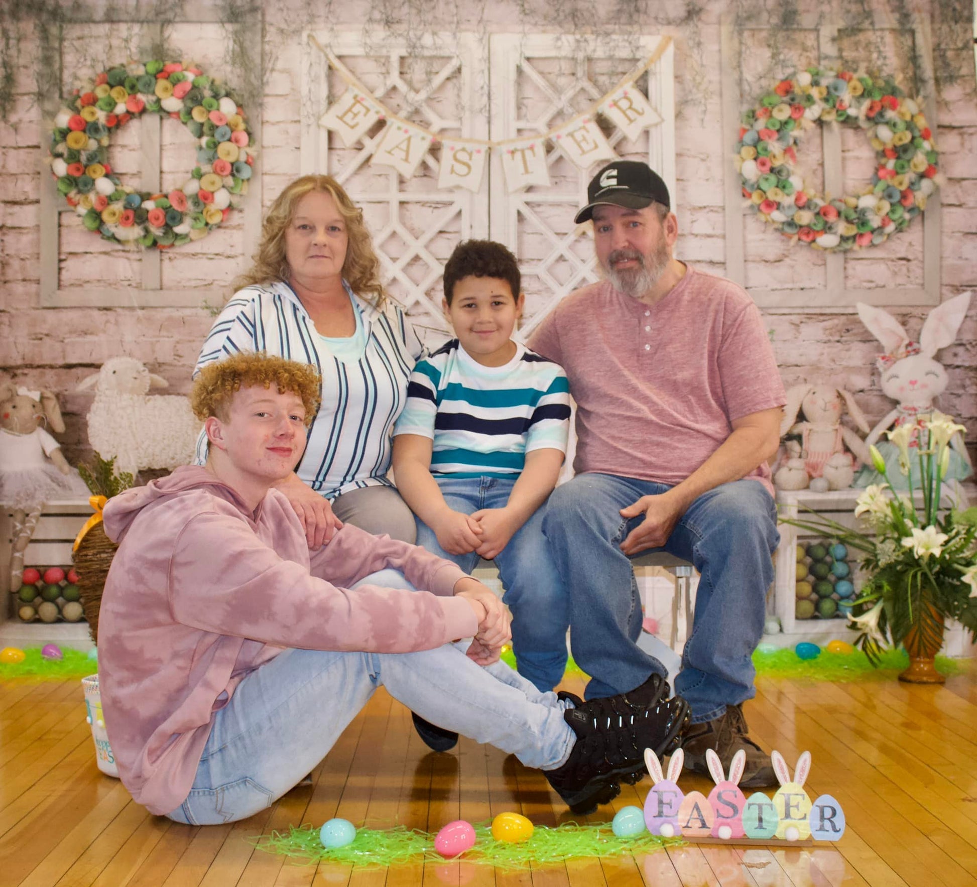 Kate Scheunentor Buntes Ei Ostern Hintergrund für Fotografie - Kate Backdrop.de