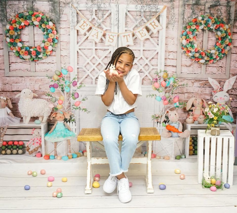 Kate Scheunentor Buntes Ei Ostern Hintergrund für Fotografie - Kate Backdrop.de