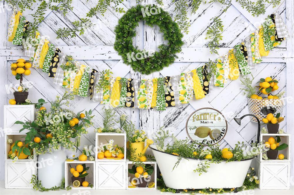 Kate Bienen Sommer Cake Smash Honig Hintergrund für Fotografie