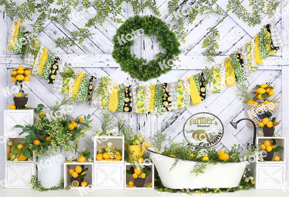Kate Bienen Sommer Cake Smash Honig Hintergrund für Fotografie