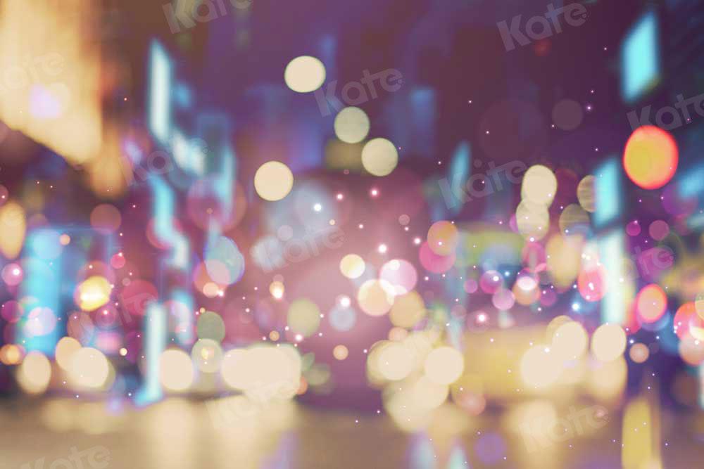 Kate Stadt abstrakter Bokeh Hintergrund für Fotografie - Kate Backdrop.de