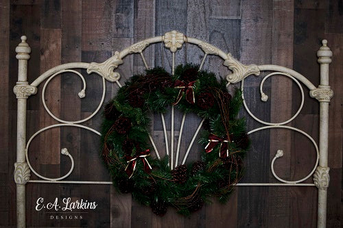 Kate Weihnachten Kopfteil Wreath.kgm Licht
