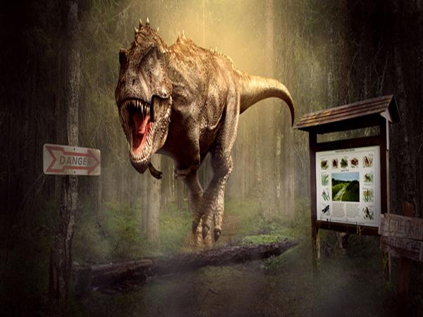 Katebackdrop:Kate Dinosaur Backdrop Wild Forest for Photography