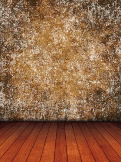 Katebackdrop:Kate Brown Golden Abstract Backdrop Brown Wood Floor Photo For Studio