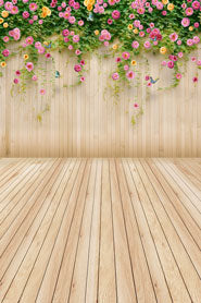 Kate Blumen Muttertag Hintergrund Hochzeits Holz Wand Valentinstag - Kate Backdrop.de