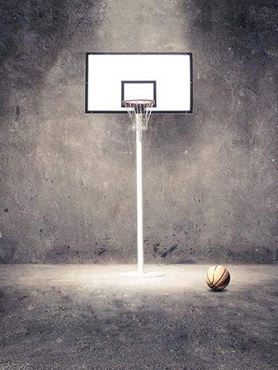 Katebackdrop:Kate Cement Wall Background Basketball sports Backdrops For Photography