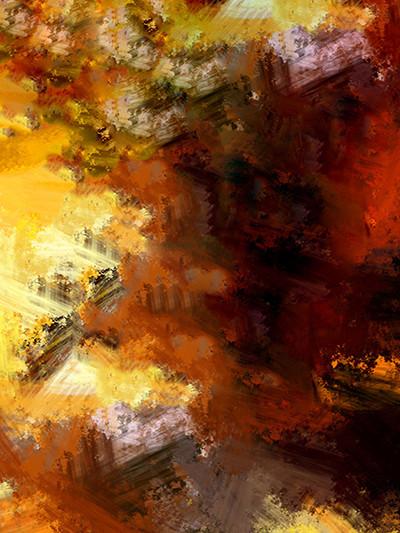 Katebackdrop:Kate Yellow With Reddish Brown Oil Painting Texture Background Backdrops