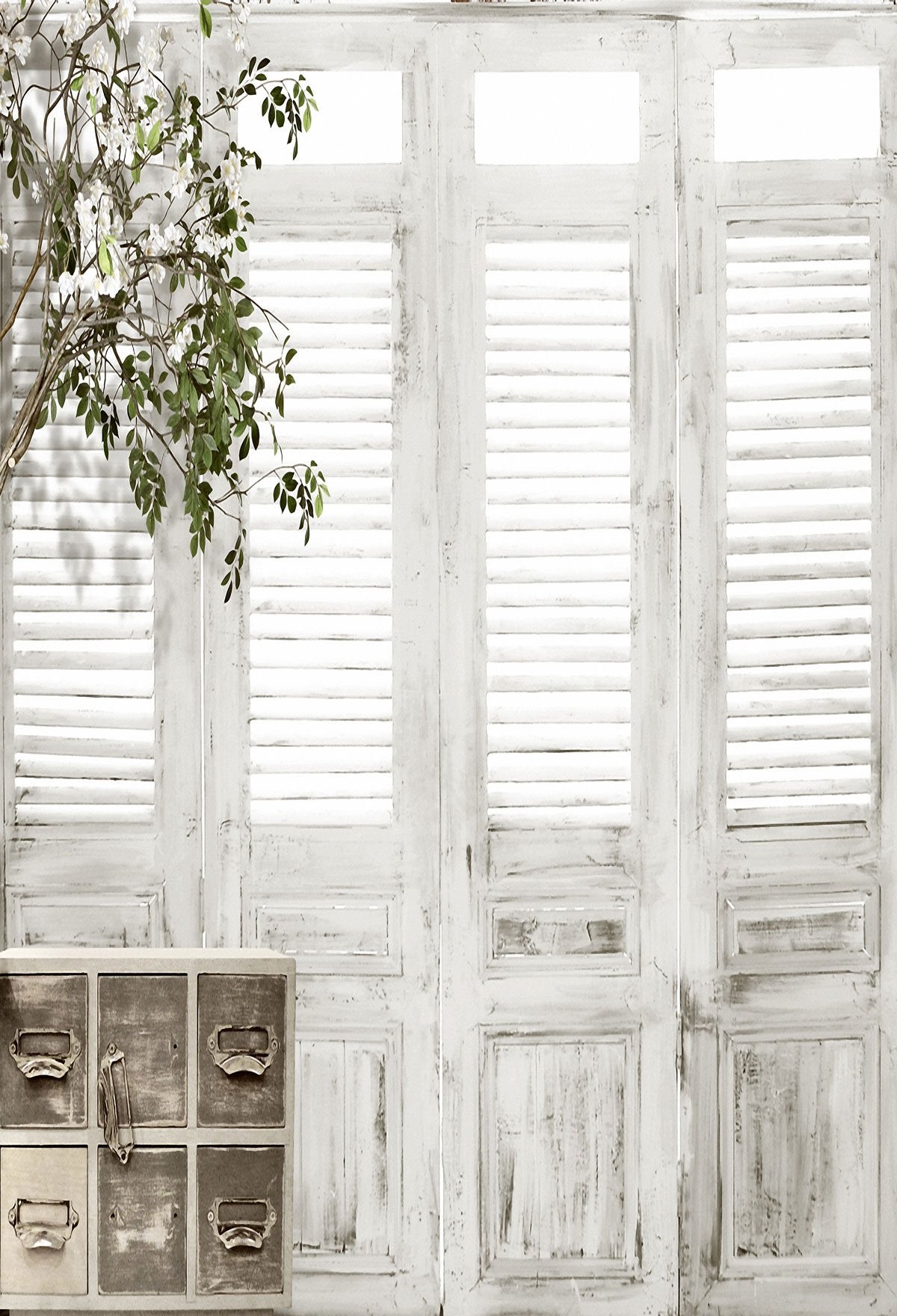 Katebackdrop:Kate retro white door Backdrop wedding photography or Newborn photos