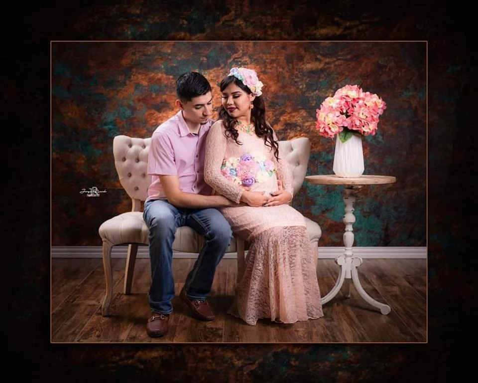 Kate Abstrakt alter Rostige Textur Fotohintergrund Porträt - Kate Backdrop.de