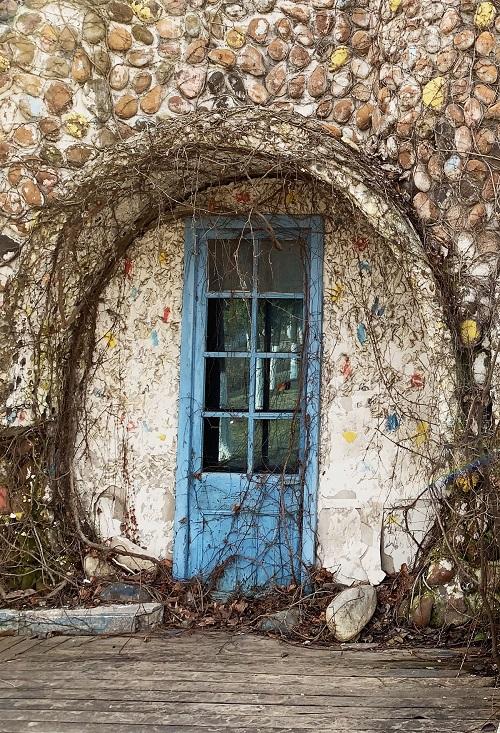 Kate Vintage Stones und Türhintergrund Entworfen von Jerry_Sina - Kate Backdrop.de