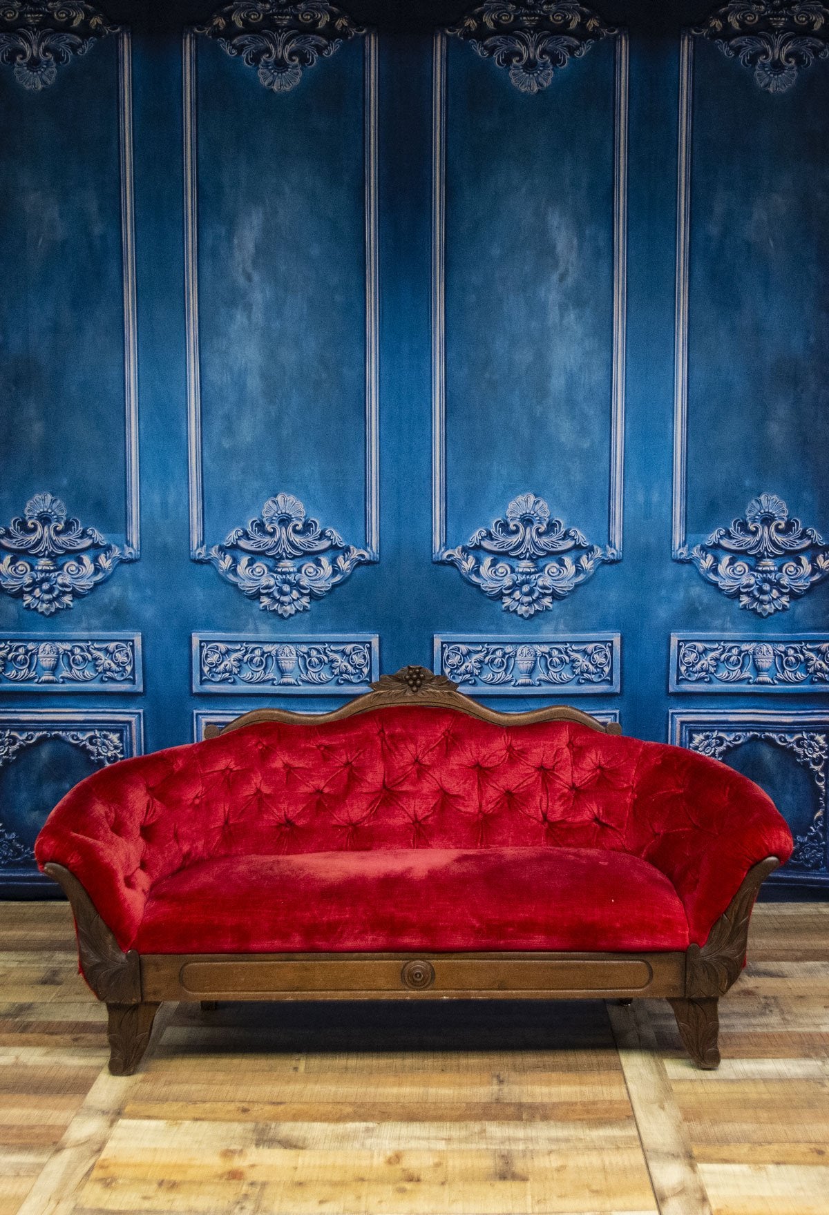 Kate Dark Vintage Wandhintergrund Entworfen von Marina Smith - Kate Backdrop.de
