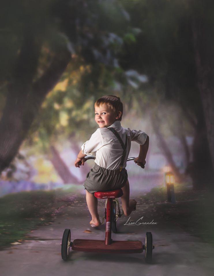 Kate nebliger Pfad Hintergrund für die Fotografie Entworfen von Lisa Granden - Kate Backdrop.de