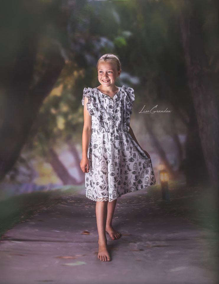 Kate nebliger Pfad Hintergrund für die Fotografie Entworfen von Lisa Granden - Kate Backdrop.de