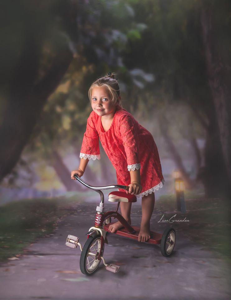 Kate nebliger Pfad Hintergrund für die Fotografie Entworfen von Lisa Granden - Kate Backdrop.de